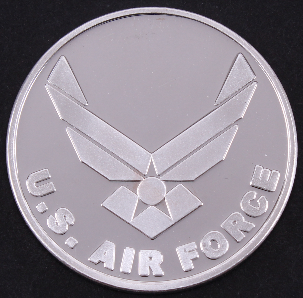 1 Troy oz .999 Fine Silver U.S. Air Force Bullion Coin at PristineAuction.com 1 Troy oz .999 Fine Silver U.S. Air Force Bullion Coin at PristineAuction.com