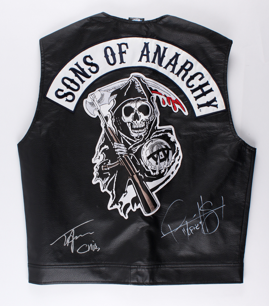 Tommy Flanagan & Ryan Hurst Signed "Sons of Anarchy" Vest Inscribed "Chibs" & "Opie" (Radtke COA) at PristineAuction.com Tommy Flanagan & Ryan Hurst Signed "Sons of Anarchy" Vest Inscribed "Chibs" & "Opie" (Radtke COA) at PristineAuction.com