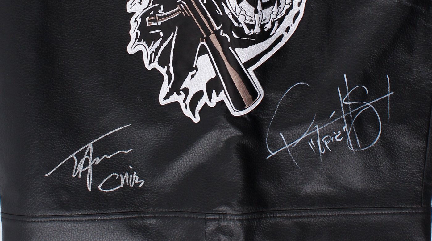 Tommy Flanagan & Ryan Hurst Signed "Sons of Anarchy" Vest Inscribed "Chibs" & "Opie" (Radtke COA) at PristineAuction.com Tommy Flanagan & Ryan Hurst Signed "Sons of Anarchy" Vest Inscribed "Chibs" & "Opie" (Radtke COA) at PristineAuction.com