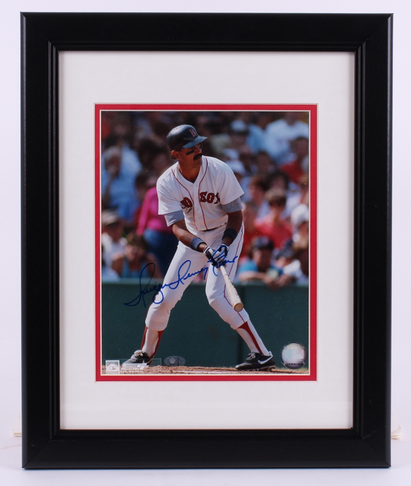 Dwight "Dewey" Evans Signed Red Sox 13x16 Custom Framed Photo Display
