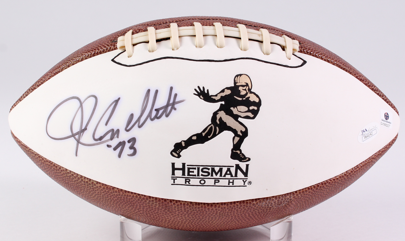 John Cappelletti Signed "Heisman Trophy" Football Inscribed "'73" (JSA COA) at PristineAuction.com John Cappelletti Signed "Heisman Trophy" Football Inscribed "'73" (JSA COA) at PristineAuction.com