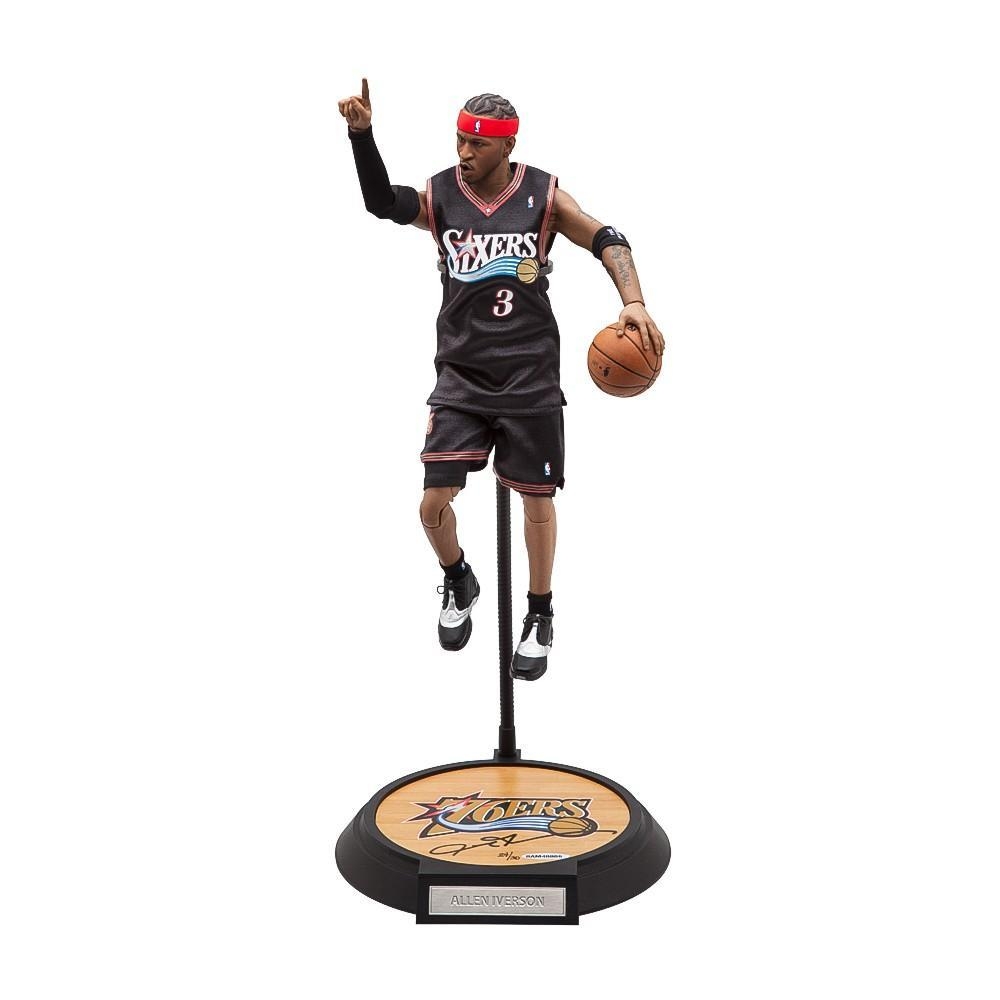 Allen Iverson Signed Philadelphia 76ers Limited Edition Enterbay