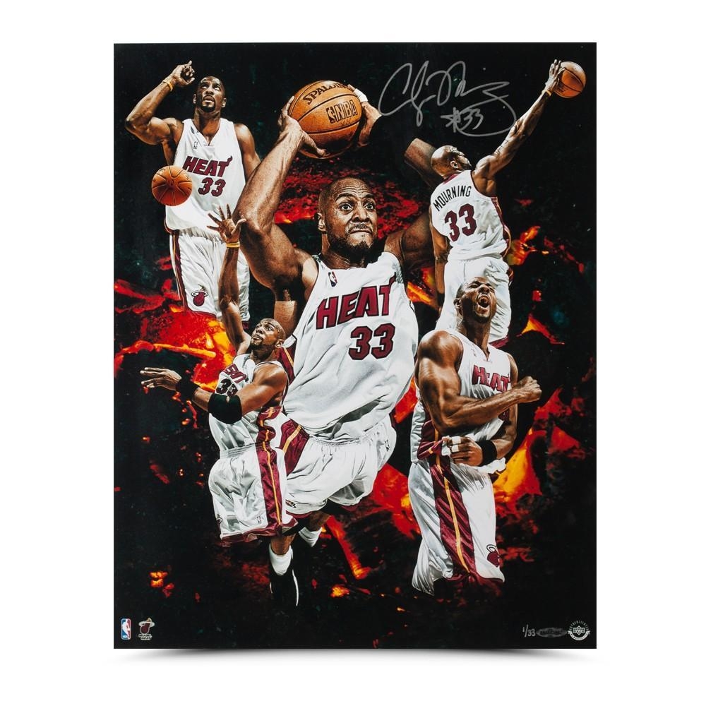 Alonzo Mourning Signed Heat Zo 16x20 Photo Collage LE 33 (UDA COA) |  Pristine Auction