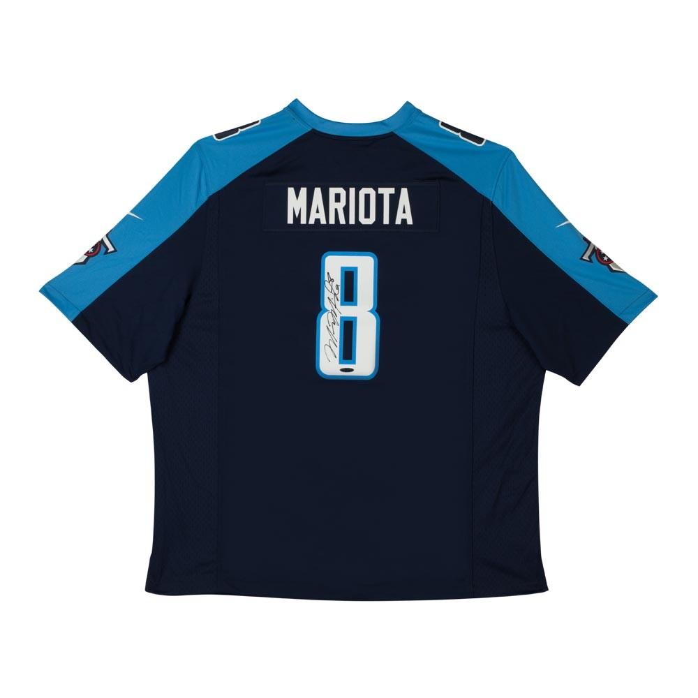 Marcus Mariota Signed Tennessee Titans Jersey (UDA COA) at PristineAuction.com Marcus Mariota Signed Tennessee Titans Jersey (UDA COA) at PristineAuction.com