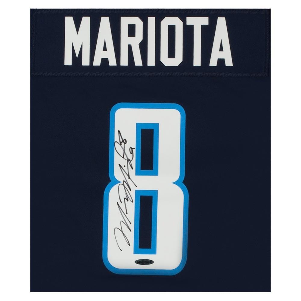 Marcus Mariota Signed Tennessee Titans Jersey (UDA COA) at PristineAuction.com Marcus Mariota Signed Tennessee Titans Jersey (UDA COA) at PristineAuction.com