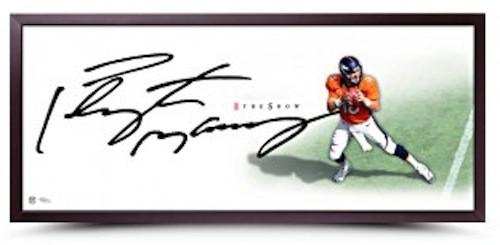 Peyton Manning Signed Broncos "The Show" 20x46 Custom Framed Lithograph (UDA COA) at PristineAuction.com Peyton Manning Signed Broncos "The Show" 20x46 Custom Framed Lithograph (UDA COA) at PristineAuction.com