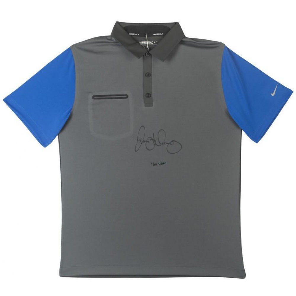 Rory McIlroy Signed LE Nike Polo Shirt (UDA COA) Pristine Auction