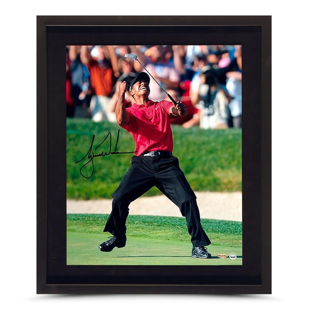 Tiger Woods Signed U.S. Open Champion 20x24 Cusom Framed Photo (UDA COA) at PristineAuction.com Tiger Woods Signed U.S. Open Champion 20x24 Cusom Framed Photo (UDA COA) at PristineAuction.com