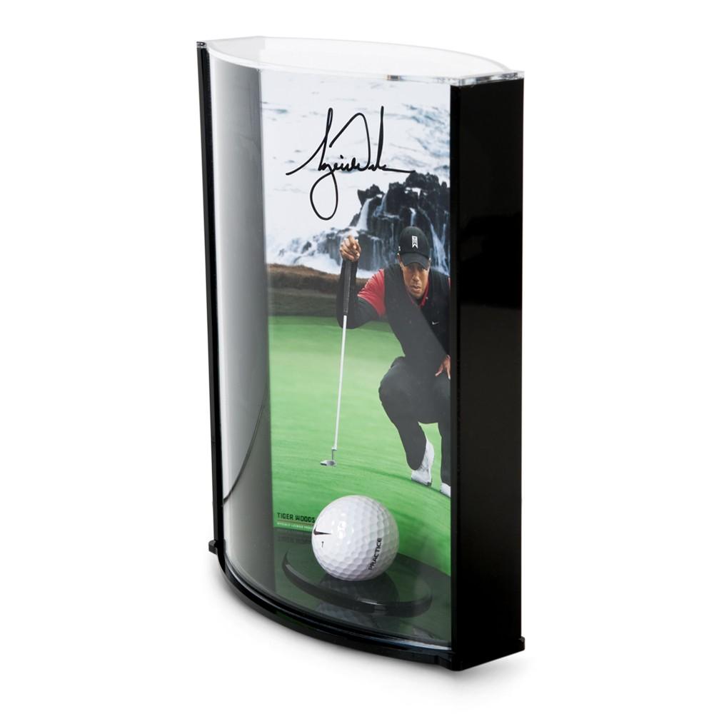 Tiger Woods Signed "Pebble Beach Hole No. 7" 8x11x3 Range Driven Ball Curve Display (UDA COA) at PristineAuction.com Tiger Woods Signed "Pebble Beach Hole No. 7" 8x11x3 Range Driven Ball Curve Display (UDA COA) at PristineAuction.com