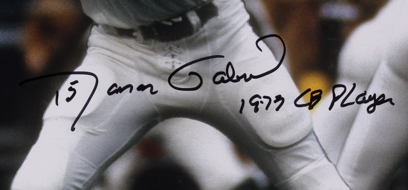 Roman Gabriel Signed Eagles 16x20 Photo Inscribed "1973 CB Player" (PSA Hologram) at PristineAuction.com Roman Gabriel Signed Eagles 16x20 Photo Inscribed "1973 CB Player" (PSA Hologram) at PristineAuction.com