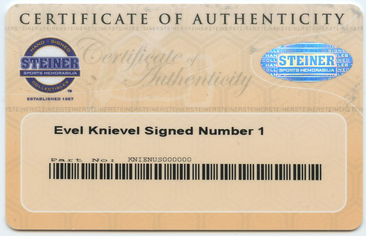 Evel Knievel Signed Number One Patch 14x20 Custom Framed Display (Steiner COA) at PristineAuction.com Evel Knievel Signed Number One Patch 14x20 Custom Framed Display (Steiner COA) at PristineAuction.com