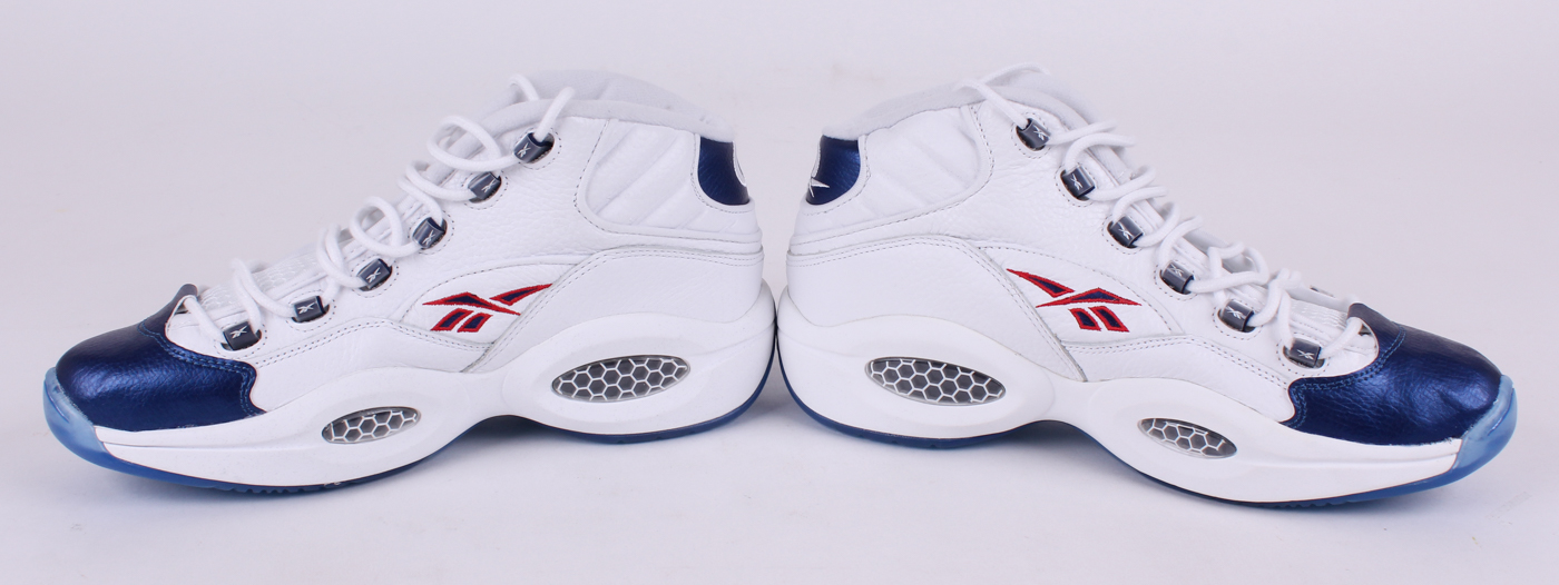 Pair of (2) Allen Iverson Signed LE Reebok Shoes (UDA COA) at PristineAuction.com Pair of (2) Allen Iverson Signed LE Reebok Shoes (UDA COA) at PristineAuction.com