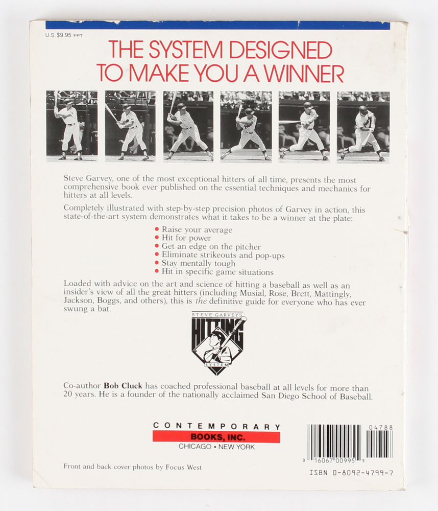 Steve Garvey Signed "Steve Garvey's Hitting System" Paperback Book (JSA COA) at PristineAuction.com Steve Garvey Signed "Steve Garvey's Hitting System" Paperback Book (JSA COA) at PristineAuction.com