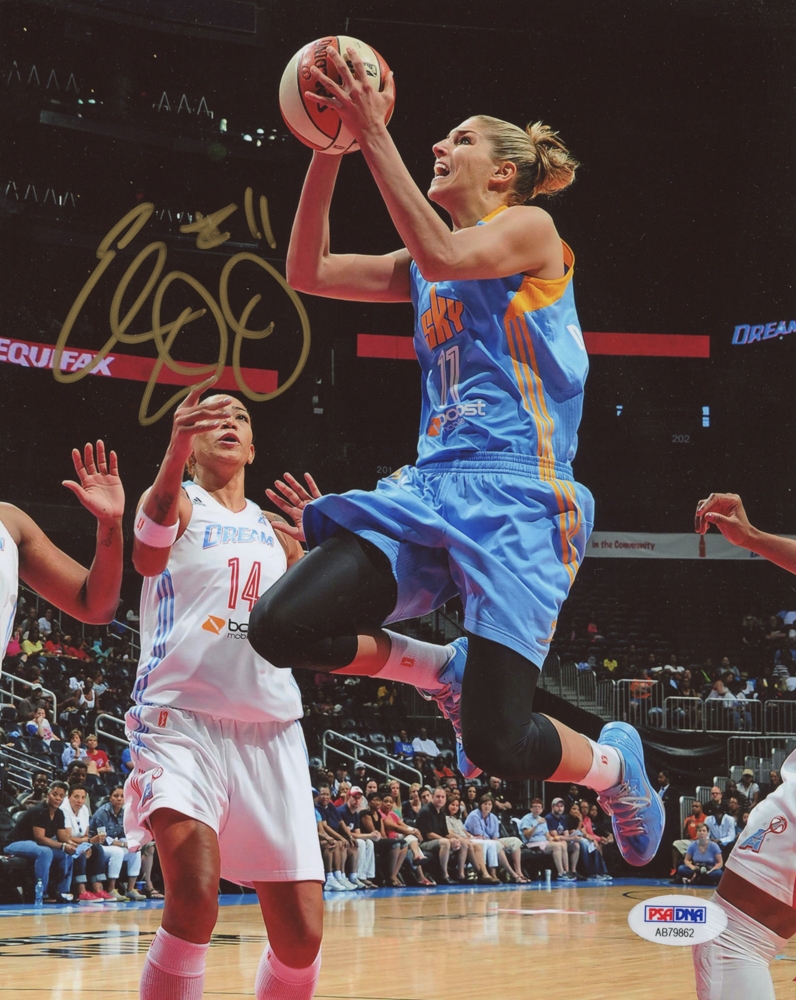 Elena Delle Donne Signed Sky 8x10 Photo (PSA COA) | Pristine Auction