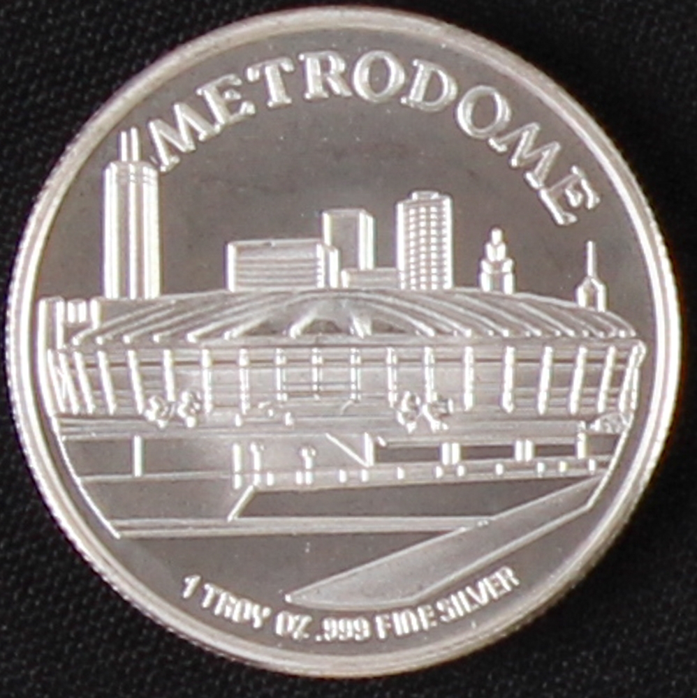1 Troy oz .999 Fine Silver Minnesota Twins Commemorative 1987 World