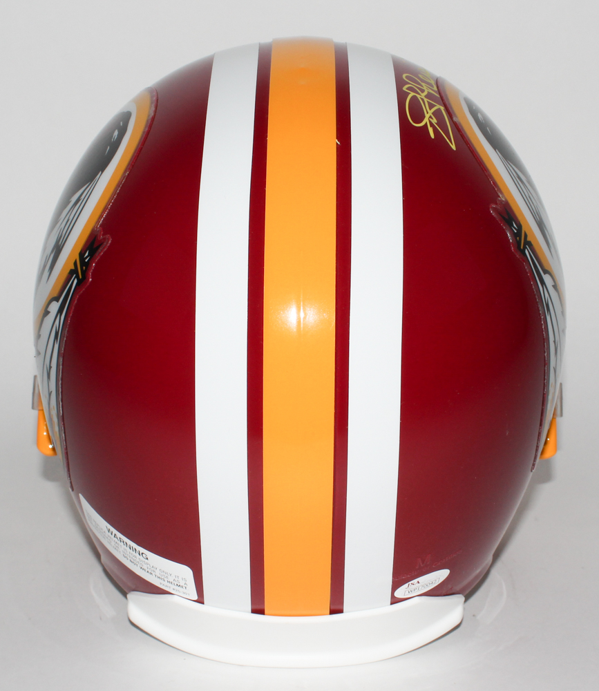 Joe Theismann Signed Redskins Full-Size Helmet Inscribed "SB XVII Champs" & "1983 NFL-MVP" (JSA COA) at PristineAuction.com Joe Theismann Signed Redskins Full-Size Helmet Inscribed "SB XVII Champs" & "1983 NFL-MVP" (JSA COA) at PristineAuction.com