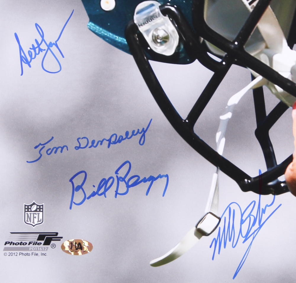 Eagles 16x20 Photo Signed By (5) Including Bill Bergey, Matt Bahr, Tom