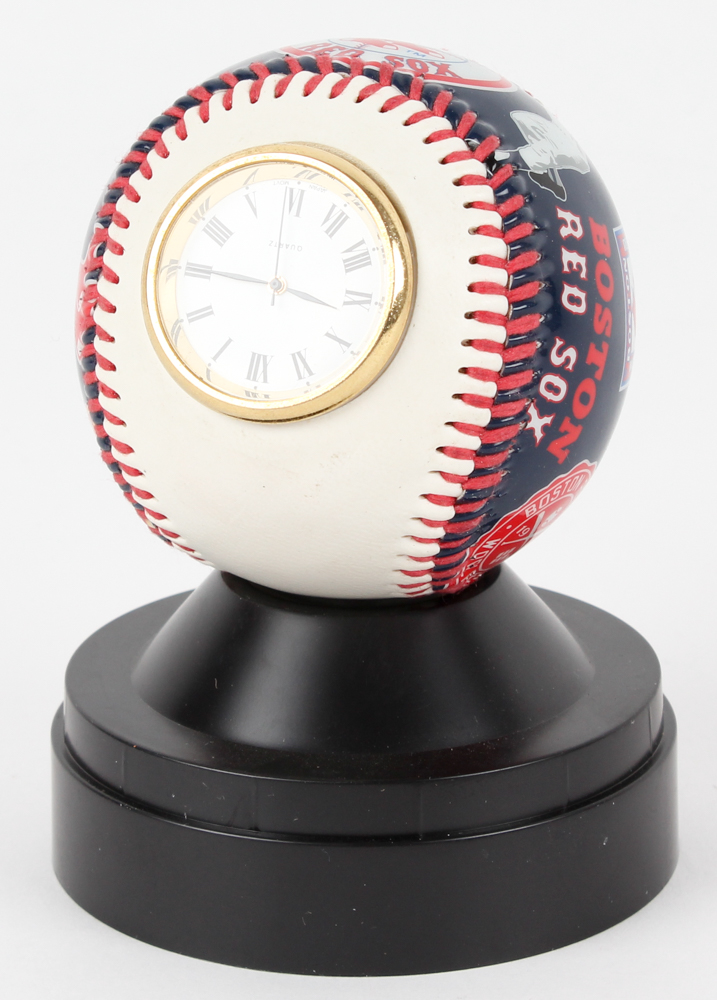 Boston Red Sox Logo Baseball Clock at PristineAuction.com Boston Red Sox Logo Baseball Clock at PristineAuction.com