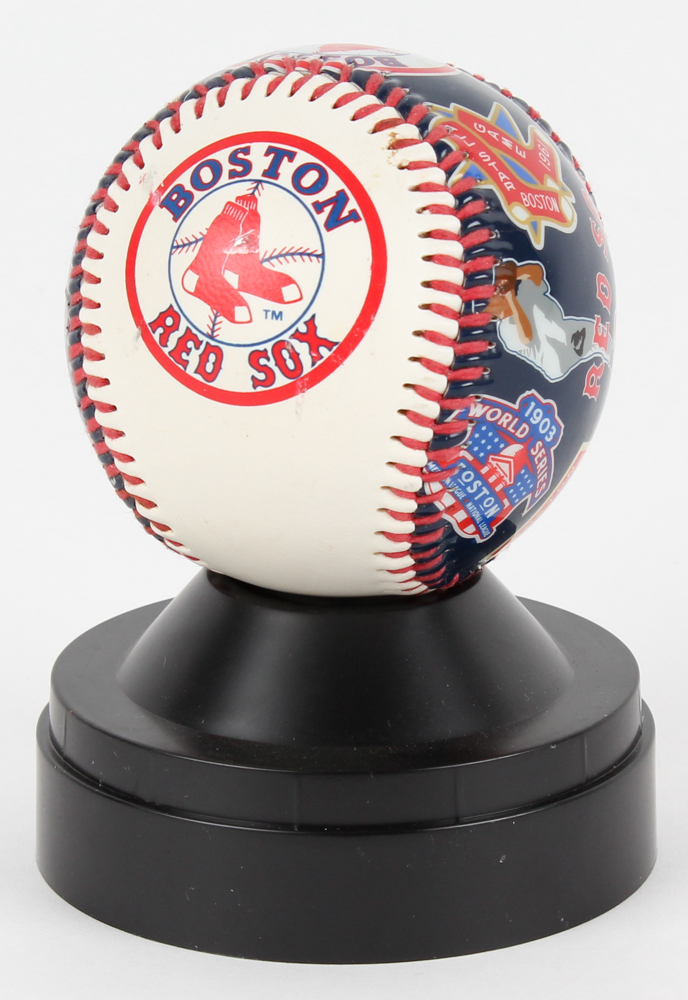 Boston Red Sox Logo Baseball Clock at PristineAuction.com Boston Red Sox Logo Baseball Clock at PristineAuction.com