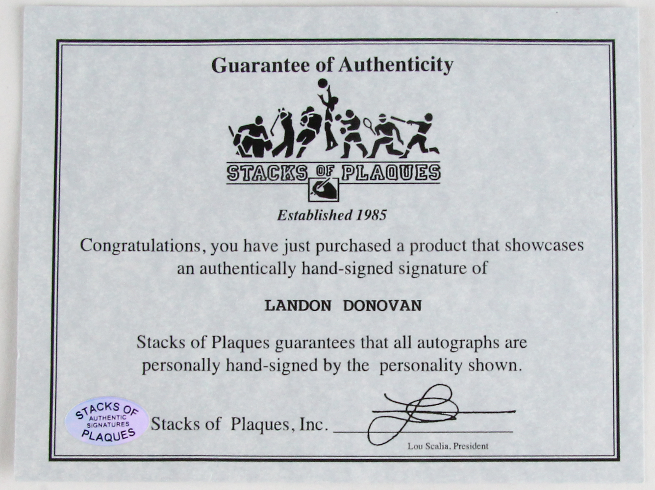 Landon Donovan Signed Adidas Galaxy MLS Replica Soccer Ball (SOP COA) at PristineAuction.com Landon Donovan Signed Adidas Galaxy MLS Replica Soccer Ball (SOP COA) at PristineAuction.com