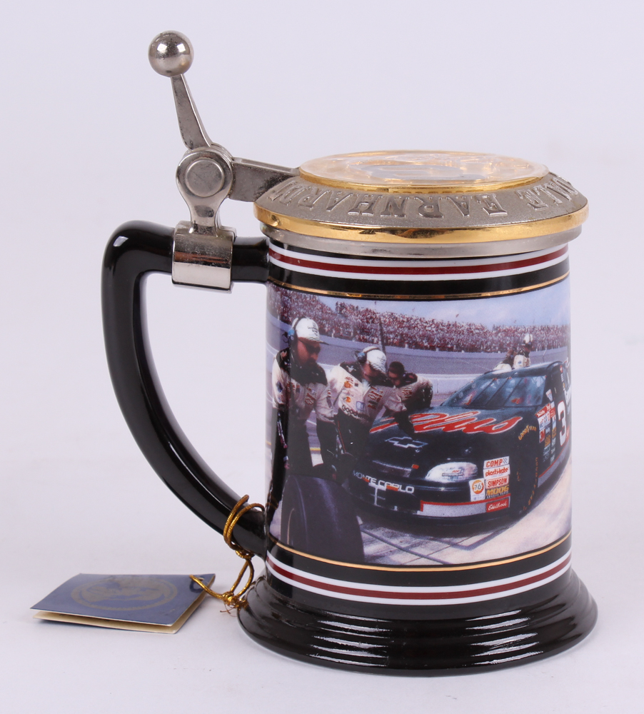 Dale Earnhardt "The Intimidator" Collectors Beer Stein at PristineAuction.com Dale Earnhardt "The Intimidator" Collectors Beer Stein at PristineAuction.com