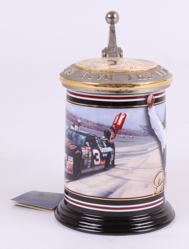 Dale Earnhardt "The Intimidator" Collectors Beer Stein at PristineAuction.com Dale Earnhardt "The Intimidator" Collectors Beer Stein at PristineAuction.com