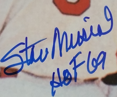 Stan Musial Signed Cardinals 16x20 Photo Inscribed "HOF 69" (Stan the Man COA) at PristineAuction.com Stan Musial Signed Cardinals 16x20 Photo Inscribed "HOF 69" (Stan the Man COA) at PristineAuction.com