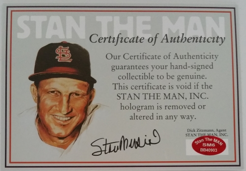 Stan Musial Signed Cardinals 16x20 Photo Inscribed "HOF 69" (Stan the Man COA) at PristineAuction.com Stan Musial Signed Cardinals 16x20 Photo Inscribed "HOF 69" (Stan the Man COA) at PristineAuction.com