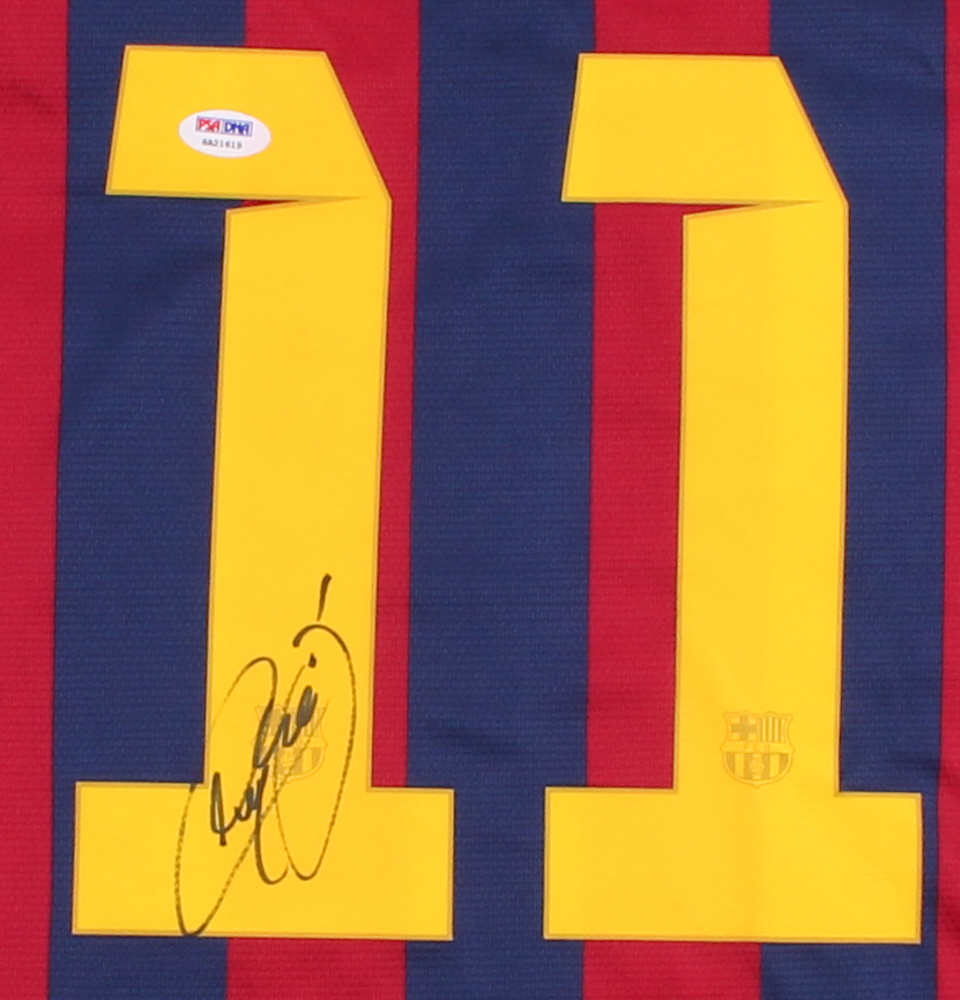 Neymar Jr. Signed Barcelona Jersey (PSA Hologram & PSA LOA) at PristineAuction.com Neymar Jr. Signed Barcelona Jersey (PSA Hologram & PSA LOA) at PristineAuction.com