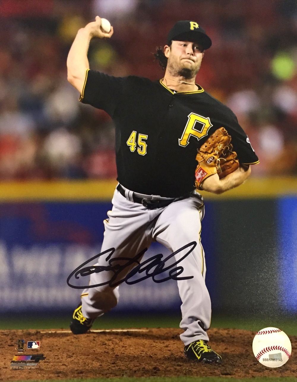Gerrit Cole Signed Pirates 8x10 Photo (SI COA) at PristineAuction.com Gerrit Cole Signed Pirates 8x10 Photo (SI COA) at PristineAuction.com