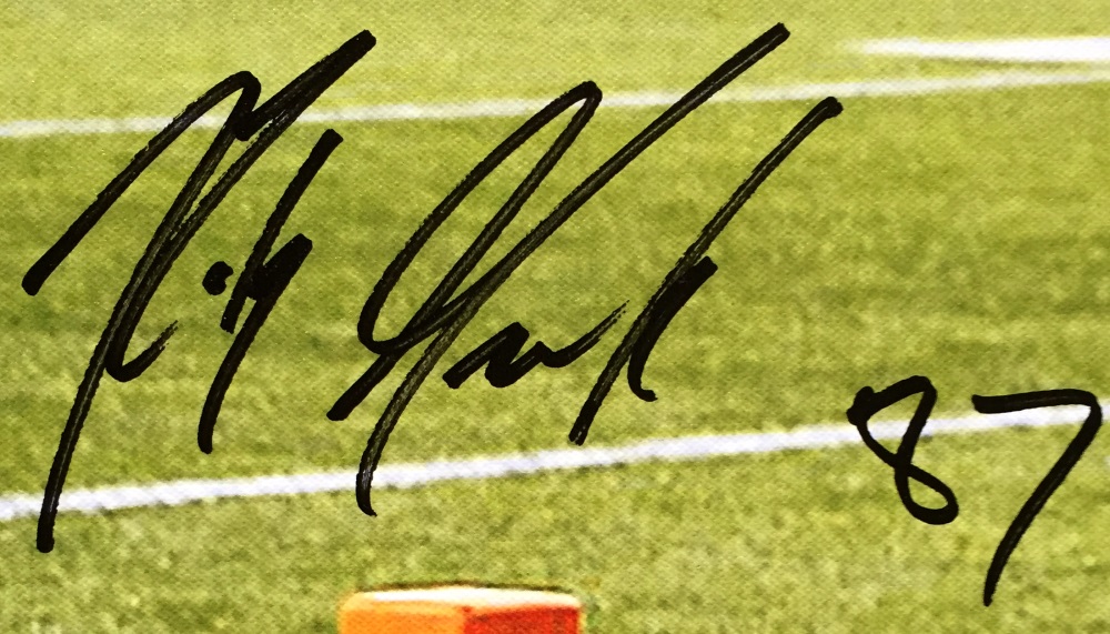 Rob Gronkowski Signed Patriots 28x36 Custom Framed Canvas (JSA COA) at PristineAuction.com Rob Gronkowski Signed Patriots 28x36 Custom Framed Canvas (JSA COA) at PristineAuction.com