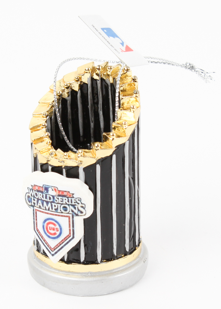 Chicago Cubs 2016 World Series Champions Resin Trophy Ornament at PristineAuction.com Chicago Cubs 2016 World Series Champions Resin Trophy Ornament at PristineAuction.com