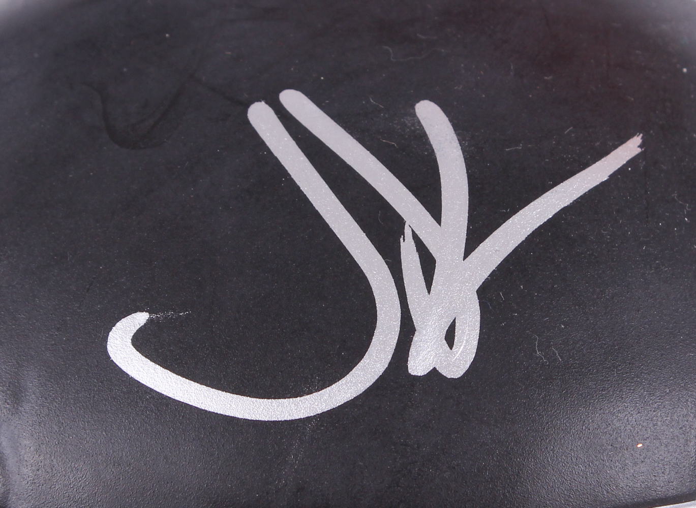 J.J. Abrams Signed Jason Star Wars "The Force Awakens" Metallic Silver Custom Kylo Ren Mask (Beckett COA) at PristineAuction.com J.J. Abrams Signed Jason Star Wars "The Force Awakens" Metallic Silver Custom Kylo Ren Mask (Beckett COA) at PristineAuction.com