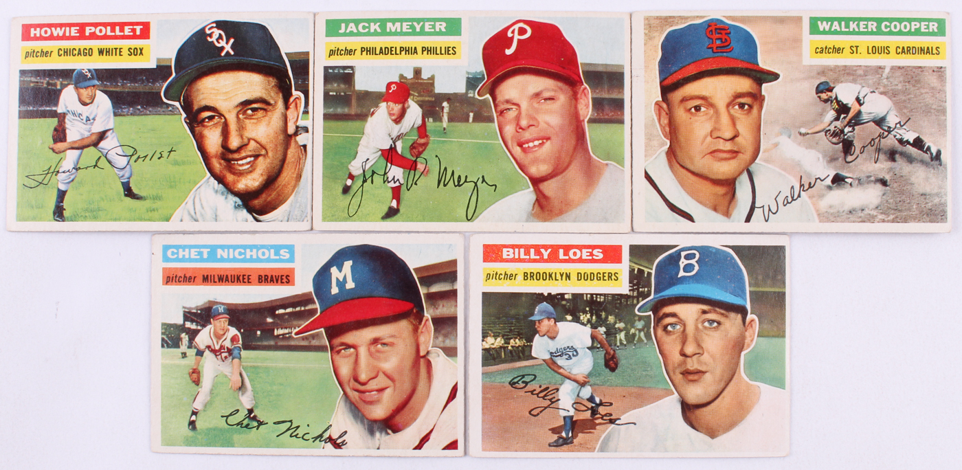 Lot of (10) 1956 Topps Baseball Cards with #261 Bobby Shantz, #281 Art Houtteman, #272 Danny O'Connell, #265 Sandy Consuegra, #275 Jim Greengrass at PristineAuction.com Lot of (10) 1956 Topps Baseball Cards with #261 Bobby Shantz, #281 Art Houtteman, #272 Danny O'Connell, #265 Sandy Consuegra, #275 Jim Greengrass at PristineAuction.com