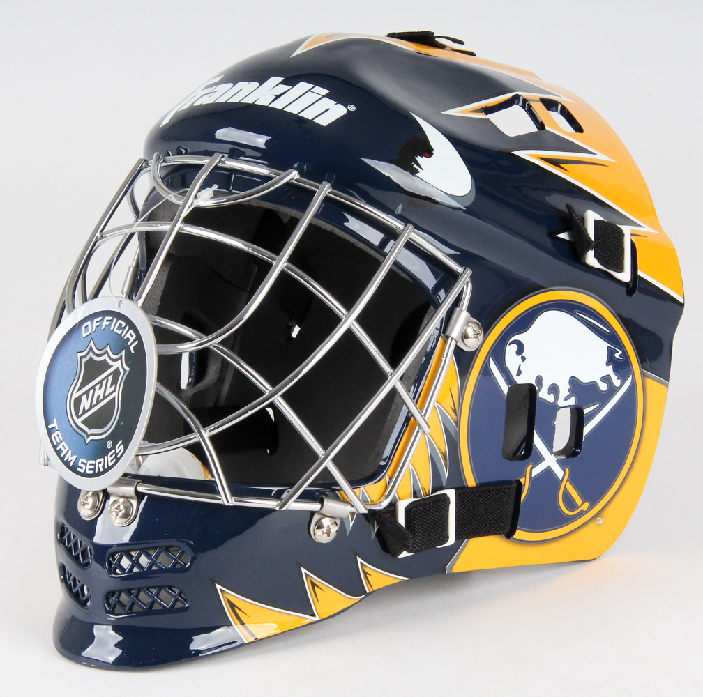 Dominik Hasek Signed Sabres Full-Size Goalie Mask Inscribed "HOF 14" (Schwartz COA) at PristineAuction.com Dominik Hasek Signed Sabres Full-Size Goalie Mask Inscribed "HOF 14" (Schwartz COA) at PristineAuction.com