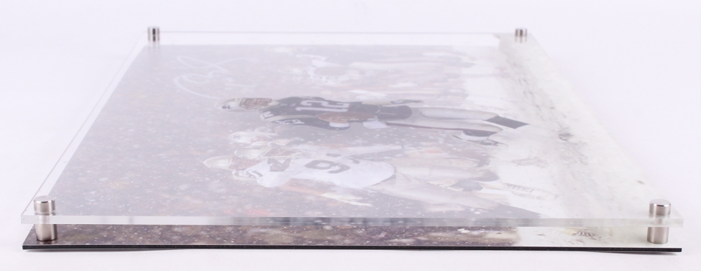 Tom Brady Signed LE Patriots "2001 AFC Playoff" 16x23 Glass Shadowbox (Steiner COA & TriStar Hologram) at PristineAuction.com Tom Brady Signed LE Patriots "2001 AFC Playoff" 16x23 Glass Shadowbox (Steiner COA & TriStar Hologram) at PristineAuction.com