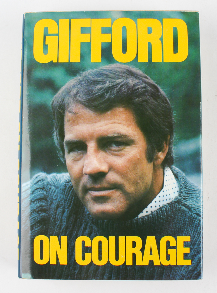 Frank Gifford Signed "Gifford On Courage" Hardcover Book (PSA COA) at PristineAuction.com Frank Gifford Signed "Gifford On Courage" Hardcover Book (PSA COA) at PristineAuction.com