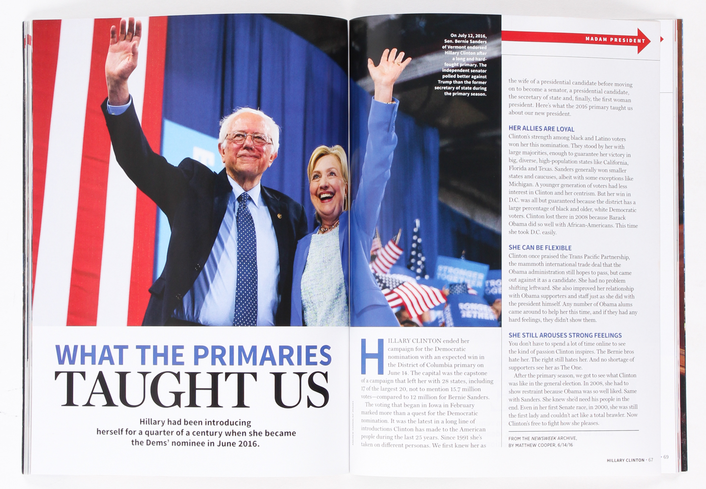 Hillary Clinton "Madam President" Recalled Newsweek Special Commemorative Edition Magazine at PristineAuction.com Hillary Clinton "Madam President" Recalled Newsweek Special Commemorative Edition Magazine at PristineAuction.com