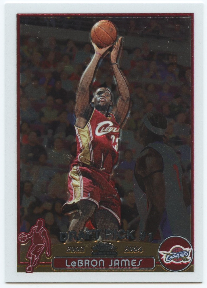 topps chrome lebron