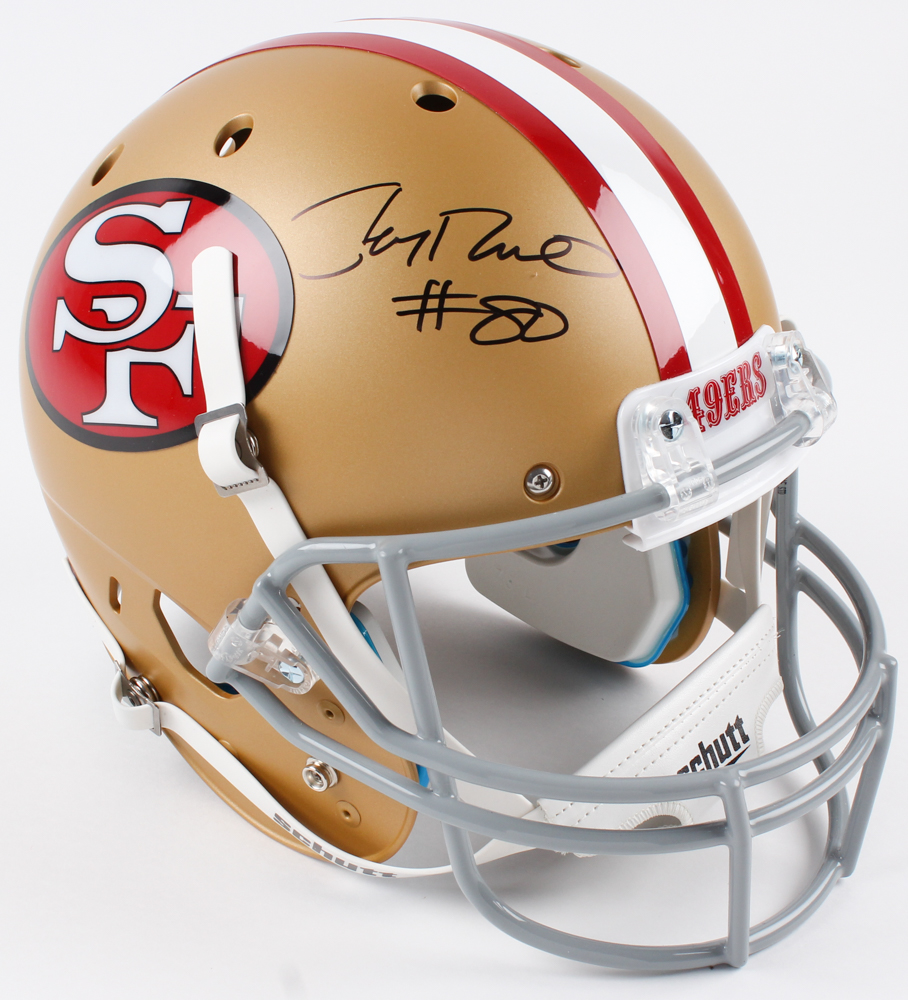 Jerry Rice Signed 49ers Full-Size Custom Matte Helmet (PSA COA) at PristineAuction.com Jerry Rice Signed 49ers Full-Size Custom Matte Helmet (PSA COA) at PristineAuction.com