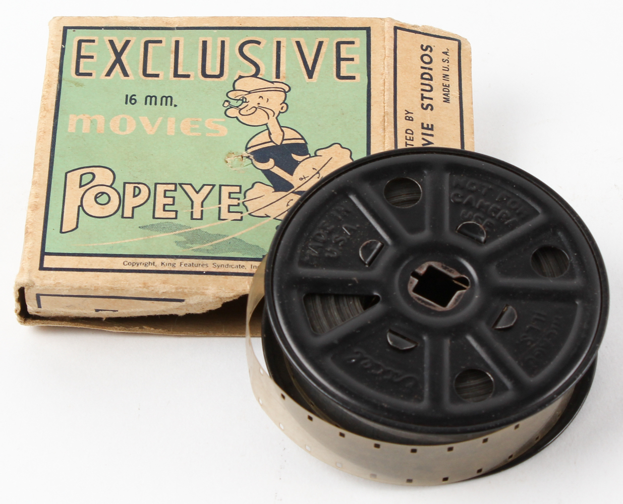 Vintage 1935 "Popeye" 16mm Film at PristineAuction.com Vintage 1935 "Popeye" 16mm Film at PristineAuction.com