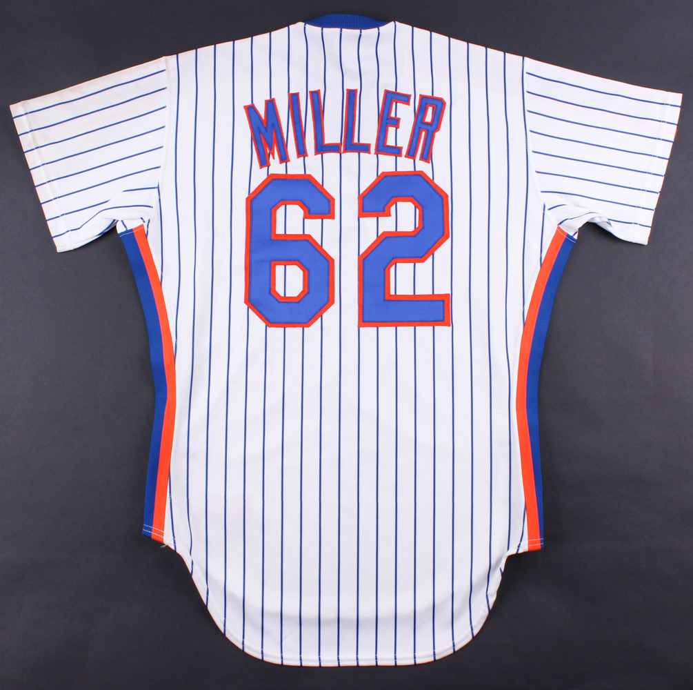 Keith Miller Signed Mets Game-Used Jersey Inscribed "87 Rookie Jersey" (Mears LOA) at PristineAuction.com Keith Miller Signed Mets Game-Used Jersey Inscribed "87 Rookie Jersey" (Mears LOA) at PristineAuction.com