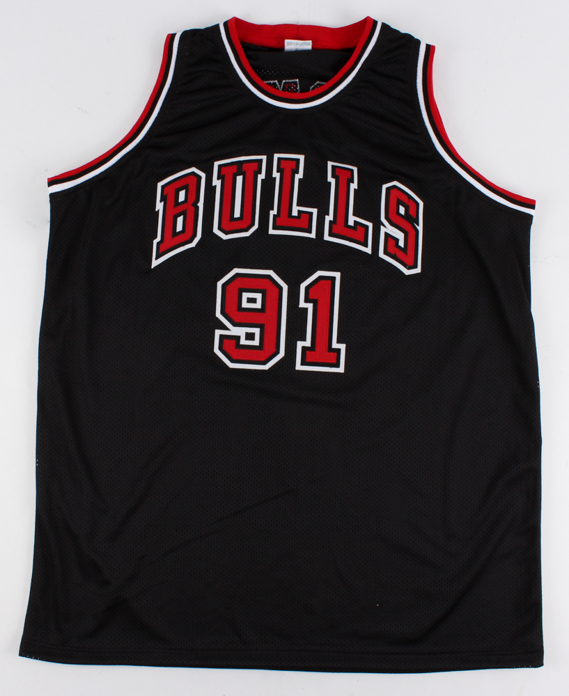 Dennis Rodman Signed Bulls Jersey (JSA COA) at PristineAuction.com Dennis Rodman Signed Bulls Jersey (JSA COA) at PristineAuction.com