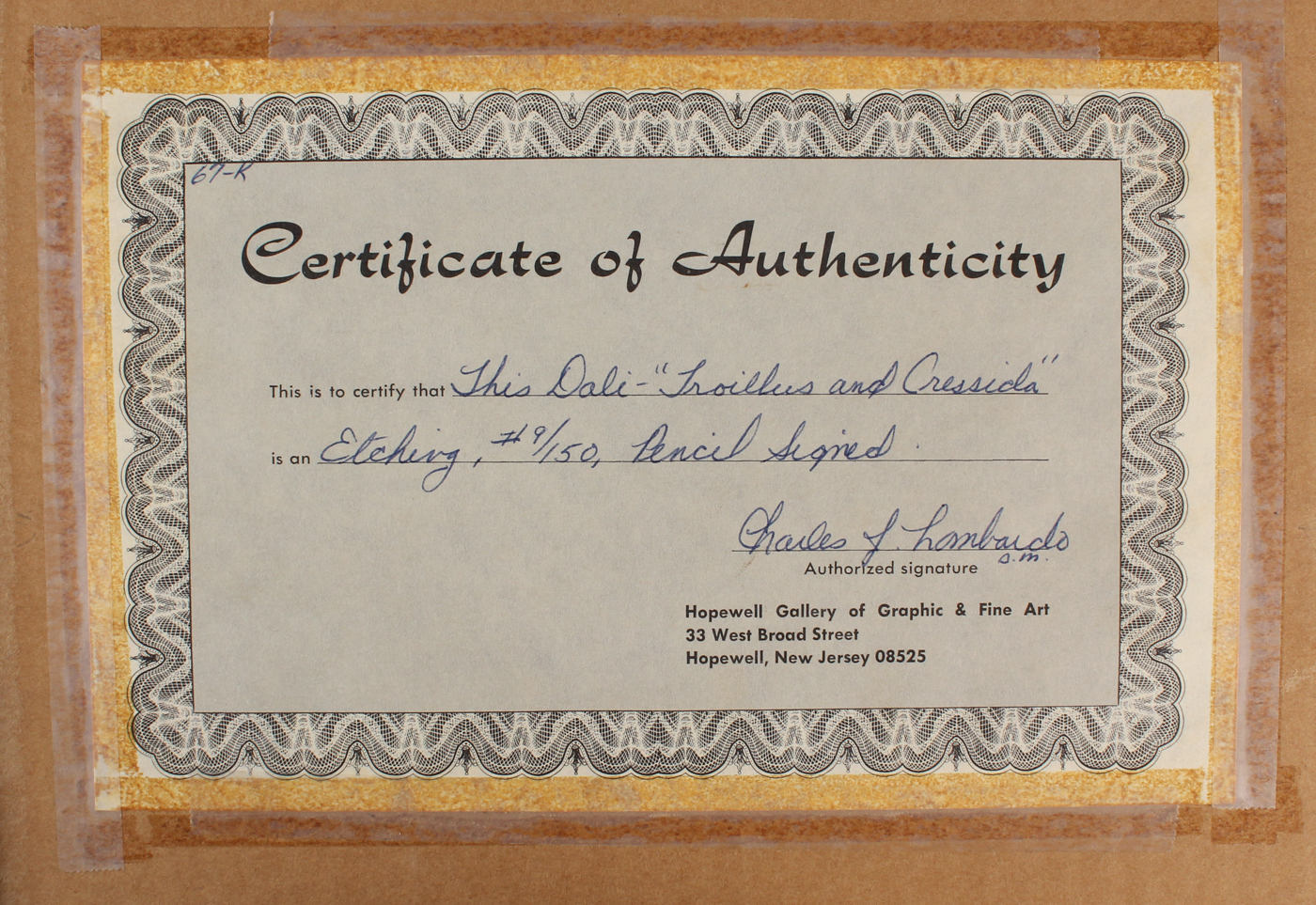 Salvador Dali Signed LE 1968 Much Ado About Shakespeare : Troilus and Cressida 12x16 Custom Framed Etchings on Rives Paper (PA LOA) at PristineAuction.com Salvador Dali Signed LE 1968 Much Ado About Shakespeare : Troilus and Cressida 12x16 Custom Framed Etchings on Rives Paper (PA LOA) at PristineAuction.com