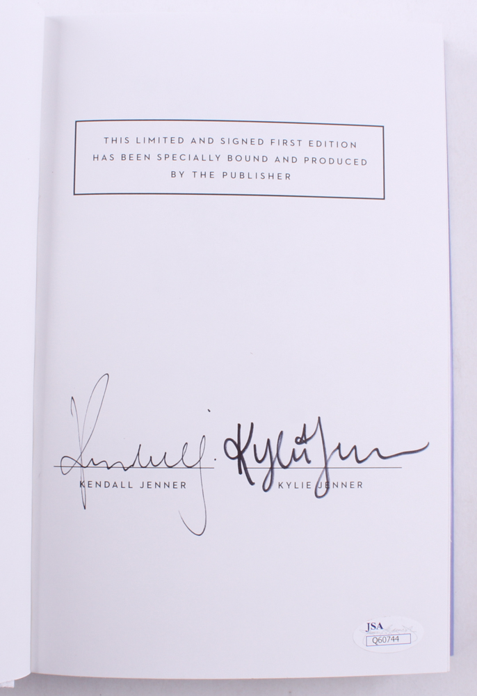Kendall Jenner & Kylie Jenner Dual Signed "Time of the Twins" Hardback First Edition Book (JSA COA) at PristineAuction.com Kendall Jenner & Kylie Jenner Dual Signed "Time of the Twins" Hardback First Edition Book (JSA COA) at PristineAuction.com
