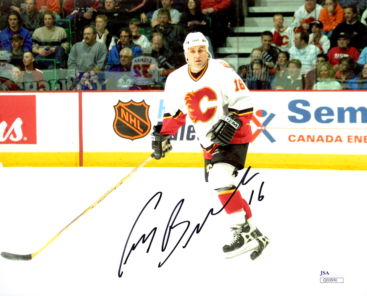Craig Berube Signed Flames 8x10 Photo (JSA COA) at PristineAuction.com Craig Berube Signed Flames 8x10 Photo (JSA COA) at PristineAuction.com