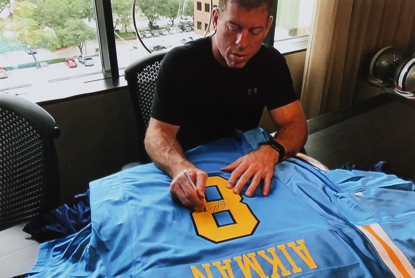 Troy Aikman Signed UCLA Bruins Jersey (Aikman Hologram) at PristineAuction.com Troy Aikman Signed UCLA Bruins Jersey (Aikman Hologram) at PristineAuction.com
