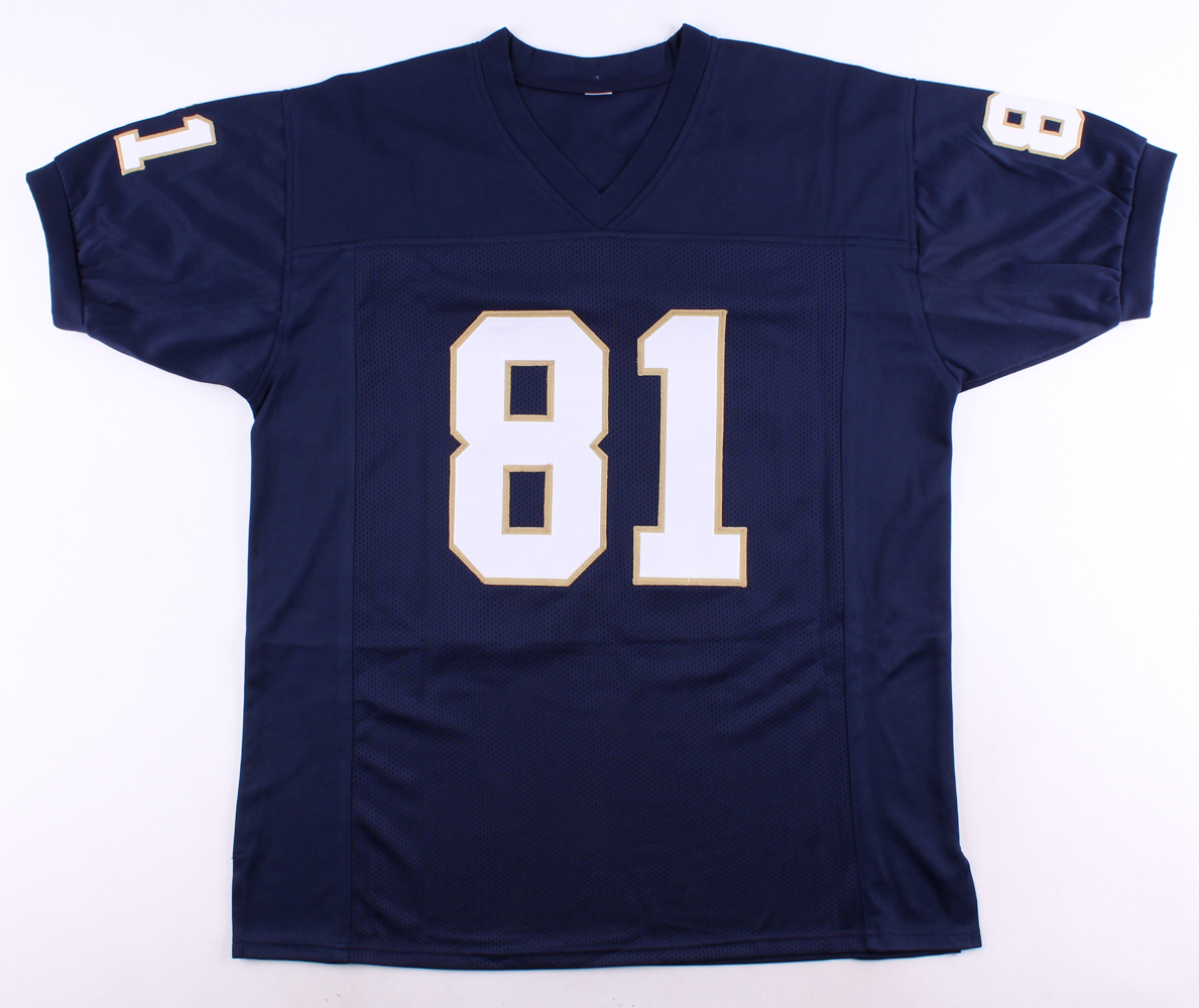 Tim Brown Signed Notre Dame Fighting Irish Jersey Inscribed "Heisman 57" (JSA COA) at PristineAuction.com Tim Brown Signed Notre Dame Fighting Irish Jersey Inscribed "Heisman 57" (JSA COA) at PristineAuction.com