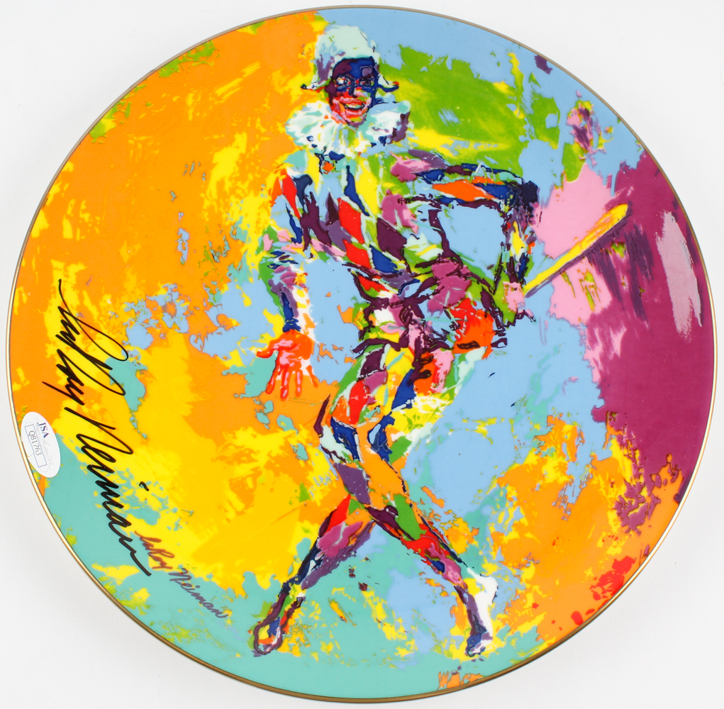Leroy Neiman Signed LE "Harlequin" Ceramic Plate (JSA COA) at PristineAuction.com Leroy Neiman Signed LE "Harlequin" Ceramic Plate (JSA COA) at PristineAuction.com