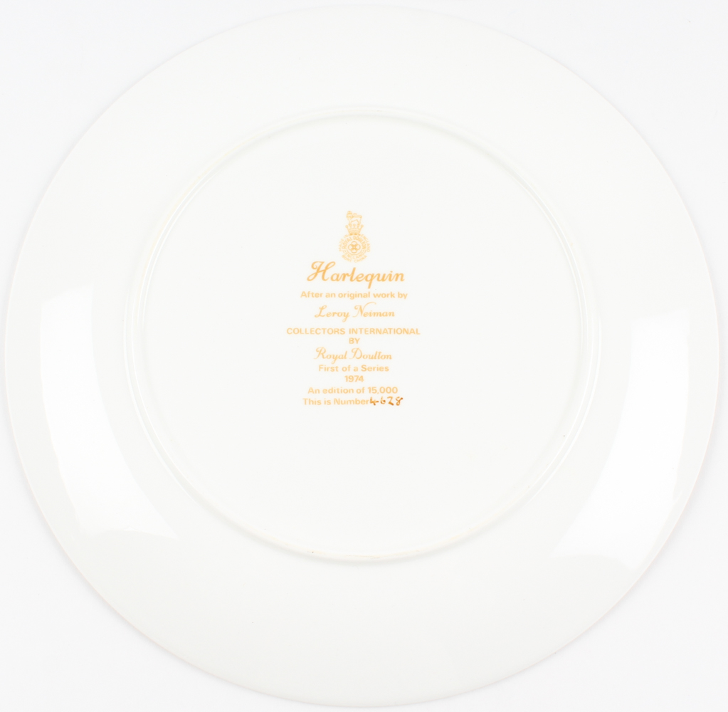 Leroy Neiman Signed LE "Harlequin" Ceramic Plate (JSA COA) at PristineAuction.com Leroy Neiman Signed LE "Harlequin" Ceramic Plate (JSA COA) at PristineAuction.com